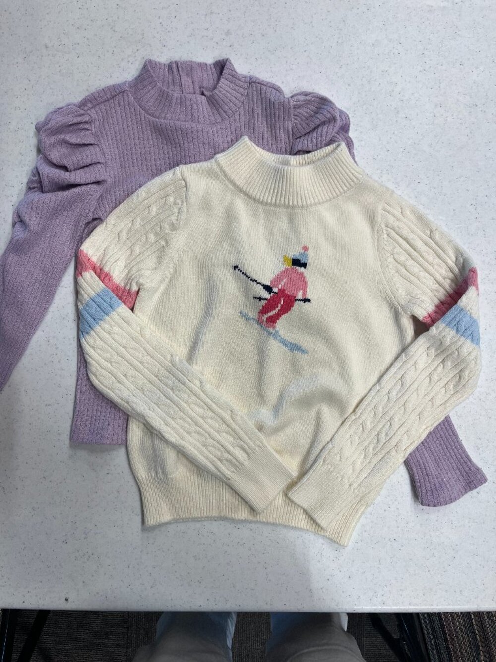Janie and Jack Cotton Blend Long Sleeve Sweater Lot